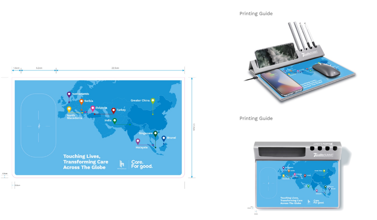 A map-led brand awareness campaign and display system