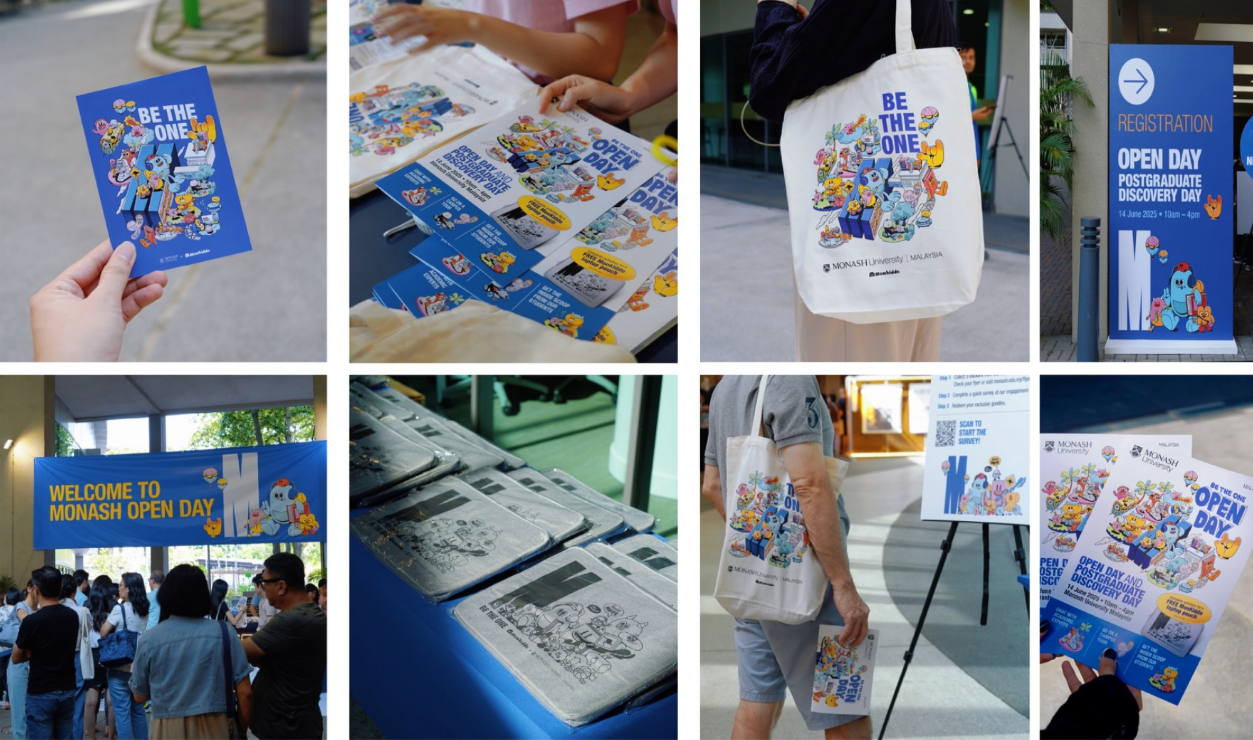 An event promotion campaign across multiple audience touchpoints